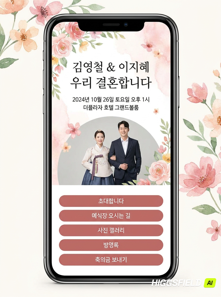 모바일 청첩장(무료)